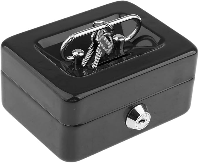 Homyl Metall Aufbewahrungsbox Geldkassette Geldbox Aufbewahrung Box mit