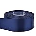 Ribest 1 1/2 inch Navy Blue Double Face Satin Ribbon 25 Yards Per Roll for Gift Wrapping Flower Bouquet Hair Accessories Wedding Birthday