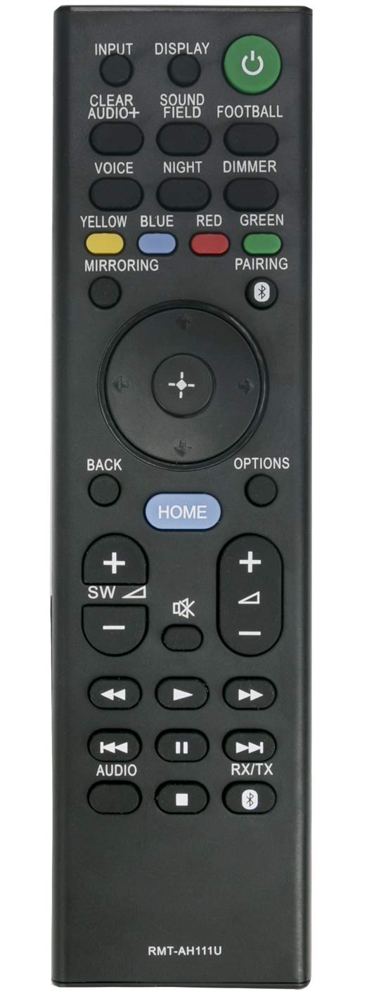 ALLIMITY RMT-AH111U Remote Control Replaced for Sony Sound bar HT-RT5 HT-ST9 SA-RT5 SA-ST9