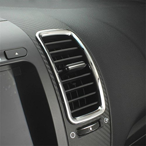 Vesul Chrome Central Dashboard Air Vent Outlet Cover Trim For KIA Forte K3 2014 2015