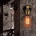 Linkax Loft Vintage Wall Sconce Lamp Fixture Industrial Retro Mall Light Metal Lamp ( Edison Bulbs not included)