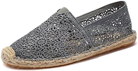 YAOSF-Y05 Exquisite Lace Casual Women's Shoes, Comfortable Breathable Flat shoes-GRAY39