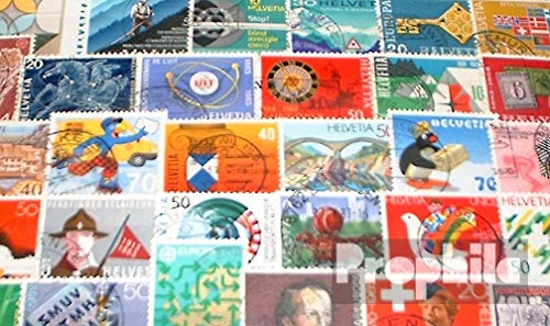 Prophila Collection Switzerland 50 various stamps special stamps and large (Stamps for collectors)