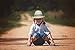 Rising Star Straw With Stripe Band In Blue Fedora Hat - Toddler, Cream