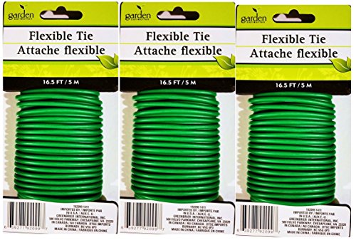 Green Garden Flexible Tie, 16.5 Ft. (3)