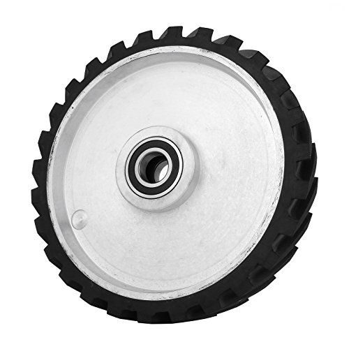 Happybuy 12 x 2 Inch Belt Grinder Rubber Wheel 1.18 Inch bearings