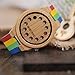 BOBO BIRD A01 Mens Bamboo Wooden Watch Colorful Band Special 10 Holes Dial Design