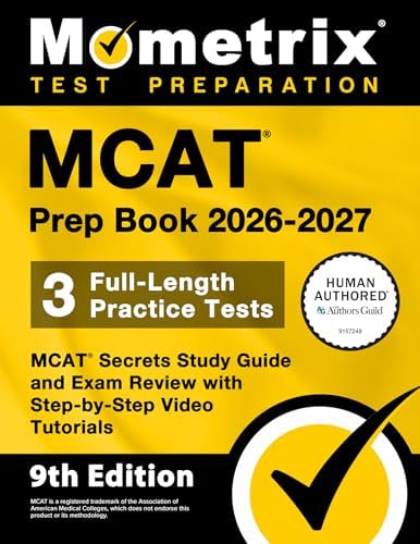 MCAT Prep Books 2025-2026 - 650+ Practice Test Questions, MCAT
