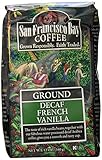 San Francisco Bay Coffee Ground, Decaf French Vanilla, 12 Ounce