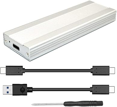 JMT Caja SSD NVME de 3TB Adaptador PCI-E M.2 a USB 3.1 Tipo-C