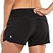 CRZ YOGA Women's Workout Yoga Sports Running Shorts Pants with Pocket - 4/2.5 inch