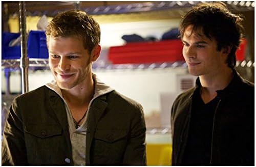 The Vampire Diaries Joseph Morgan Smirking with Ian Somerhalder 8 x 10 inch  Photo at Amazon's Entertainment Collectibles Store