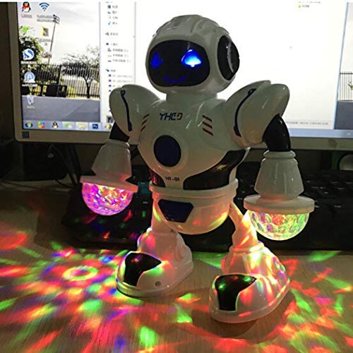 DREAMVAN Toddler Multifunctional LED Smart Robot Dance Music Kids Education Toys Robotics - Thumbnail 4
