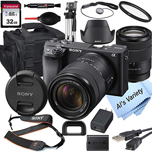 Sony Alpha a6400 Mirrorless Digital Camera with 18135mm Lens + 32GB