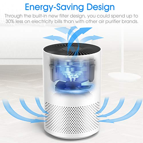 KOXXBASS HEPA Air Purifier Air Cleaner with Fragrance Sponge Eliminate