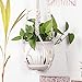 VISEMAN Macrame Plant Hanger-Outdoor Indoor Hanging Planter Holder/Hanging Basket Flower Hangers Cotton Rope with Bead for Home Decor