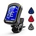 NIUBIER Guitar Tuner Digital Clip-on Tuner for Acoustic Electric Classical Guitars,Ukulele,Bass,Violin,Mandolin,Banjo,Large Clear LCD Display for Guitar Tuners,Cello Tuner with Guitar Picks