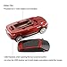 Car Mouse Wireless DIGIBLUSKY 2.4Ghz Sport Car Shaped Mouse 1600DPI Optical Cordless Mice with USB Receiver for PC Computer Laptop (Red)thumb 2