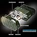 Waterproof Bluetooth Speaker, ToHayie IPX6 Outdoor Bluetooth Speaker with 1000mAh battery, 66- Foot Bluetooth Range & Built-in Mic for iPhone, Samsung and More (Green)