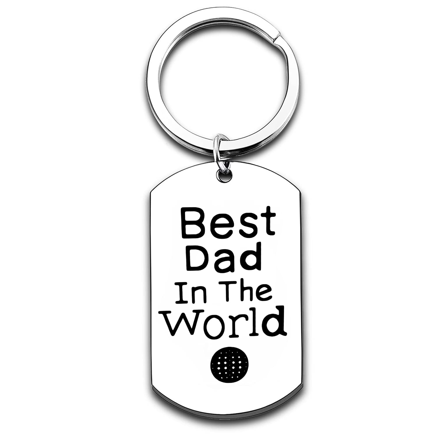 Nimteve Dad Gift Dad Keyring Dad Gifts Birthday Gifts For Dad From Daughter Son Dad Presents For Daddy Keychain Father's Day Christmas Gifts For Dad (Best Dad In the World Style1)