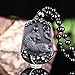 Pure Natural Zodiac Necklace Pendant Made of Obsidian Gemstone Horoscope Animal Sign Amulet (Tiger，Enthusiastic)
