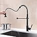 GICASA Semi-Pro Kitchen Faucet, Durable and Sturdy Pull Out Kitchen Faucet with Sprayer, Oil Rubbed Bronze Sink Faucet