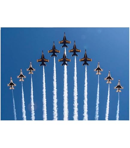 Amazon.com: Jigsaw Puzzle 1000 Pieces - Blue Angels Flight