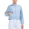 Altiland Woen's Athletic Running Yoga Gy Track Zip Up Cropped Jackets