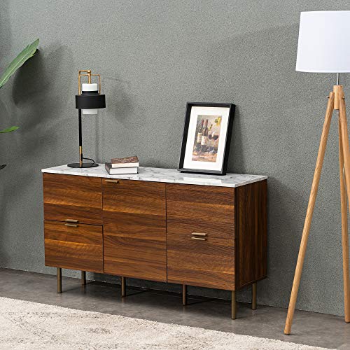 GOOD & GRACIOUS Credenza Sideboard Buffet Console Storage 48