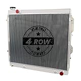 CoolingSky 62MM 4 Row Core Aluminum Radiator for