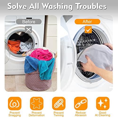 NAOKBOEE 10 Packs Mesh Laundry Bags for Delicates, Washing Machine