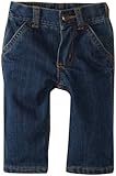 Carhartt Boys' Denim Dungaree Jeans, Worn In Blue, 9 Months