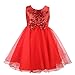Acecharming Elsa Princess Dress Girls Cosplay Costume Kids Floral Puffy Dresses for Summer Pageant Fancy Dress Up Party