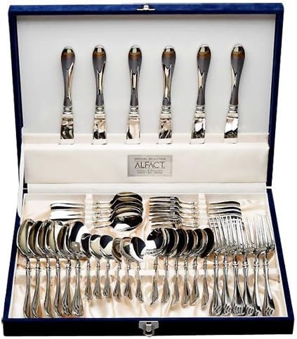 Amazon Alfact シャルル プレーン ディナーセット42pc 6客用 カトラリーセット 名入れ無料 日本製 荒澤製作所 カトラリーアソートセット オンライン通販