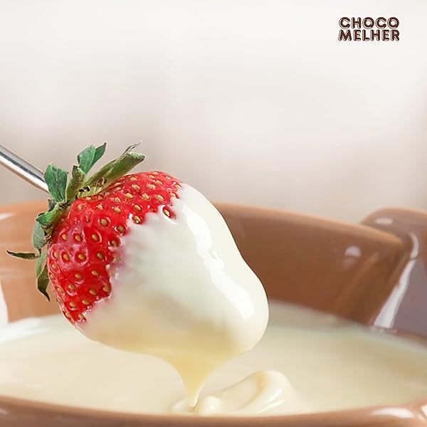 CHOCOMELHER BLANCO – 2 PACK MILK WHITE CHOCOLATE MELTS FOR CHOCOBANANOS – COATING CHOCOLATE – BEST TO COVER FROZEN BANANAS & STRAWBERRIES – TRADITIONAL SNACK FROM EL SALVADOR – 2 OF 13.22 OZ BAGS.