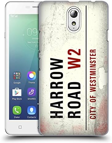 Official City Of Westminster Harrow Road Vintage Street Signs 2 Hard Back Case for Lenovo Vibe P1m