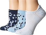Nike Dri-FIT Graphic 2 No Show Tab Socks 3-Pair Pack Multicolor Women's No Show Socks Shoes (M, Multicolor)