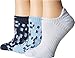 Nike Dri-FIT Graphic 2 No Show Tab Socks 3-Pair Pack Multicolor Women's No Show Socks Shoes (M, Multicolor)