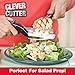 Clever Cutter 2-in-1 Knife & Cutting Board- Quickly Chops Your Favorite Fruits, Vegetables, Meats, Cheeses & More in Second, Replace your Kitchen Knives and Cutting Boards