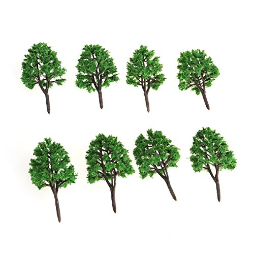 NUOLUX 20pcs Model Trees Landscape 1:150 7.5cm Model Train Scenery Landscape N Scale