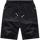 Muaney Boys Youth Cargo Shorts Quick Dry Athletic Shorts with Zipper Pockets for Outdoor Camping Hiking