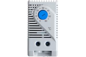 Kamonda KTS011 0-60℃ Compact Mechanical Thermostat Sensor Temperature Controller New KTS 011 Mini Automatic Temperature Switch Controller Connect Thermostat Control
