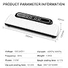 Vacuum Sealer,5 in 1 Automatic One-Touch Vacuum Sealer Machine with Built-in Cutter for Food Storage and Preservation…