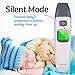 Mcaron Medical Forehead and Ear Thermometer for Baby, Kids and Adults - Infrared Digital Thermometer with Fever Indicator - CE and FDA Approved (White Color)