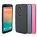Nexus 6 Case, 2 in 1 Phone Case for Google Nexus 6/Motorola Nexus 6 Full-Body Protective Impact Resistant Bumpers Cover for Nexus 6-Black