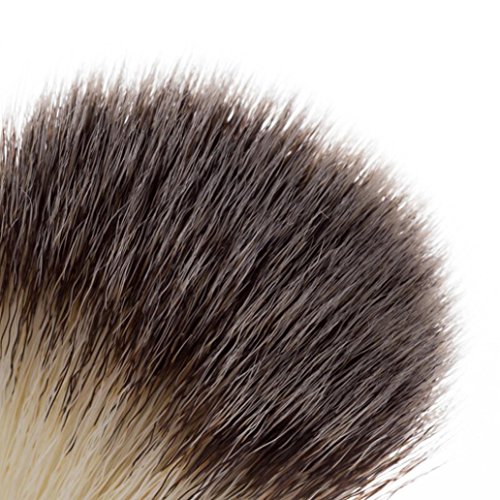 Lisin Men Shaving Brush Best Badger Hair Shave Wood Handle Razor Barber Tool - Thumbnail 4