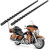 Antenne Harley Davidson 13" Caoutchouc Souple - AM/FM Pour Electra, Road, Ultra Classic 1989-2017 - Lot De 2