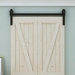 LTIYITL 5FT Bi-Folding Sliding Barn Door
