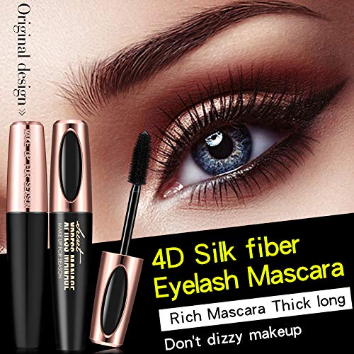 Lash Mascara,4D Silk Fiber Eyelash Mascara, Extra Long Lash Mascara Waterproof Not Blooming Curling  - //medicalbooks.filipinodoctors.org