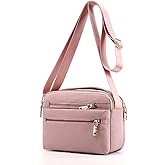 JIANLINST Small Crossbody Purses for Women Multi Pocket Casual Crossbody Bag Cellphone Wallet Purse Shoulder Bag